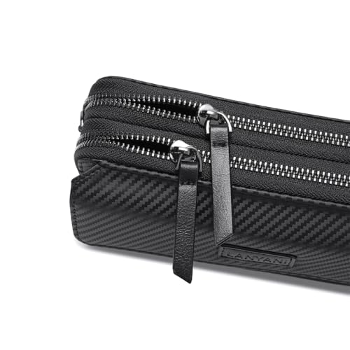 Image of Lanyani RFID Crossbody Wallet Wristlet Purse with Phone Pocket For Women Vegan Leather