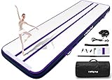 Tumble Track Mats for Gymnastics, Kids Air Gymnastics Mats for Tumbling Thick Inflatable Gymnastics