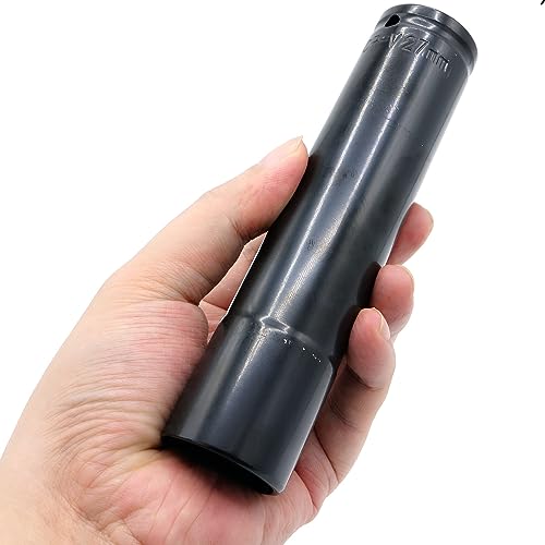 Image of 1 /2 inch Drive by 27mm Deep Impact Socket, Heat-Treated CR-V Steel 6 inch Length, 6-Point Metric Size (27mm)