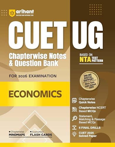 Arihant CUET UG 2026 Economics Chapterwise Notes & Question Bank ...