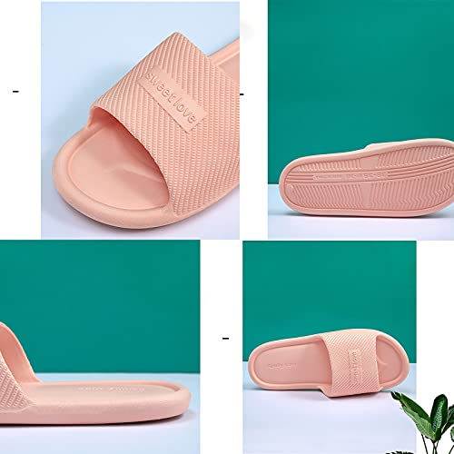 AnFeng Shower Shoes for Women Men Slip on House Shoes Quick Drying Pool Slides Memory Foam Bedroom Slippers4