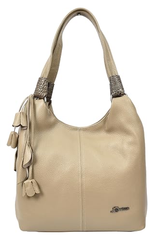 Sac à bandoulière en cuir Kimberly aux finitions soignées pour femme élégante
