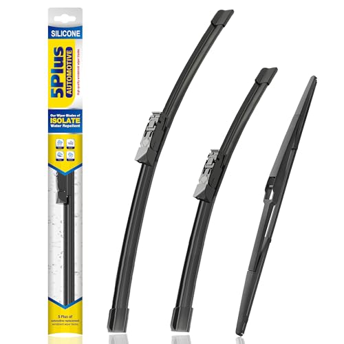 5 PLUS Silicone Windshield Wipers Fits Toyota Prius 2016-2022 (3 PACK) by 5 PLUS - Used condition - US$29.25
