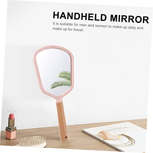 CIYODO Espelho de maquiagem portátil, espelho oval, espelho de maquiagem vintage, espelho de maquiag