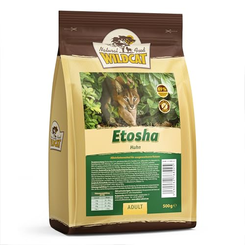 WILDCAT – Etosha Adult | Trockenfutter mit natürlichen Zutaten und wertvollen Superfoods für ausgewachsene Hunde. Getreidefreies Alleinfutter ohne künstliche Zusatzstoffe im Beutel | Trockenfutter