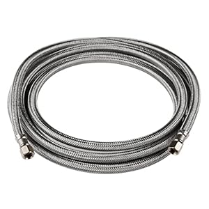 EFIELD Edelstahl-Eismaschinen-Schlauch 3,4 m