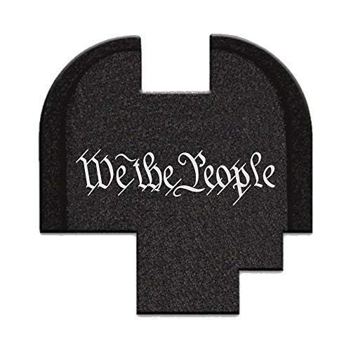 BASTION Laser Engraved Rear Butt Cover Back Plate for Springfield XD-S Mod.2 9mm/40Cal - We The People Script