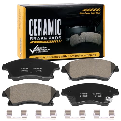 Image of D1522 Front Ceramic Brake Pads Kit Fit For Chevrolet Cruze 2011-2015, For Chevrolet Cruze Limited 2016, For Chevrolet Sonic 2012-2017