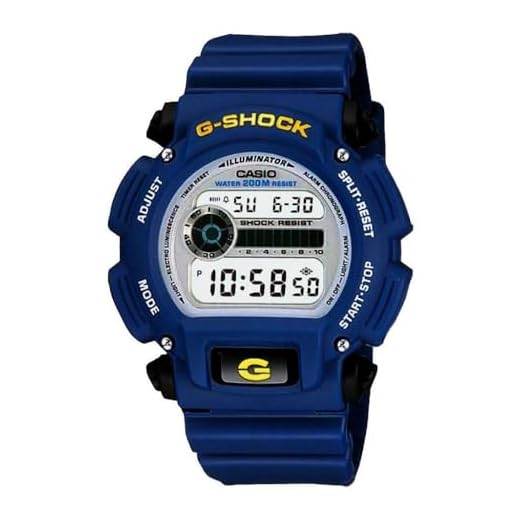 Relogio Casio G-shock Dw9052 Azul/Preto Alarme Cron Wr 200