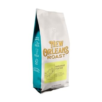 New Orleans Roast - Bananas Foster Ground Coffee 12oz Pack of 1 - Indulge in the Iconic Flavors of New Orleans