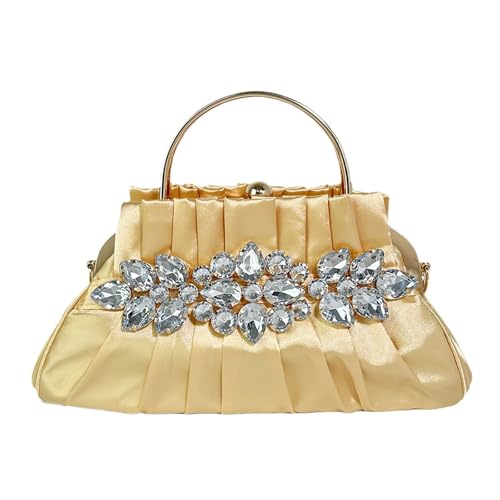 Sac à main avec strass scintillants et finitions haute couture