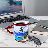 Scenari di utilizzo: Con una capacità di circa 11 once, questa tazza è ideale per l'uso in caffetterie, uffici o a casa.