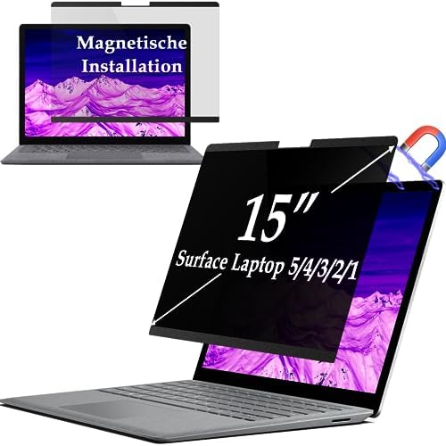 IPROKKO Magnetischer Blickschutzfilter Für Microsoft Surface Laptop 7 13.8 Zoll