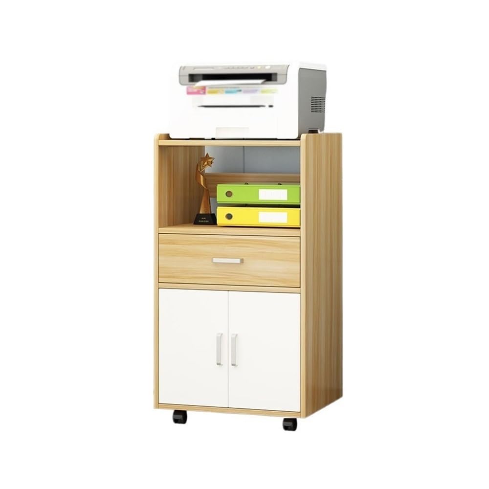 Aioneer Natural File Cabinet Large Capacity Storage Drawer Cabinet Office File Cabinet Printer Data Organizer Vertical Cabinet Filing Cabinet