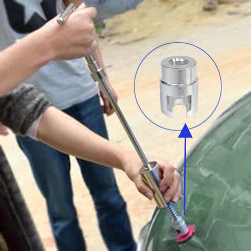 Image of Slide Hammer Dent Puller, M10 & M12 Dent Repair Puller Head for Car | Durable Aluminum Alloy, For Minor Car & Motorcycle Dents, No Plastic Bumpers Or Large Dents, Pulling Tab Adapter
