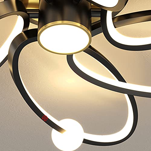 Lampe d'îlot de cuisine suspendue LED fleur pour table de salle à manger