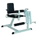 Soozier Adjustable Leg Curl Machine - White/Black