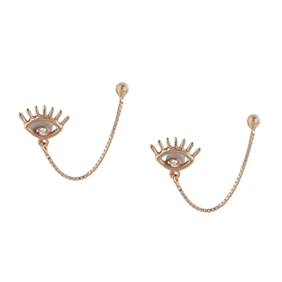 See full amazon price history chart for ZAVYA 925 Sterling Silver Cubic Zirconia Evil eye Rose Gold Plating Drop Earrings | | Gift for Women and Girls | With Certificate of Authenticity and 925 Hallmark ZAVYA 925 Sterling Silver Cubic Zirconia Evil eye Rose Gold Plating Drop Earrings | | Gift for Women and Girls | With Certificate of Authenticity and 925 Hallmark (B0C7KVRF37) Amazon Price History, Amazon Price Tracker