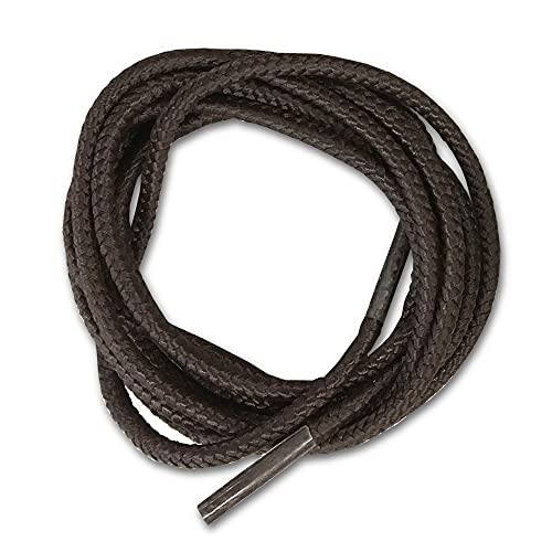 [アクティカ] 日本製 ワークシューズ用靴ひも 120cm (茶)