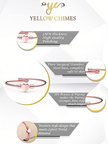 Stainless Steel Heart Shaped Kada Bracelet