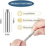 20 Pieces Album-scrapbook Extension Posts Screws Album Extension Replacements for Post-bound Refillable Photo Album Compatible with Photo Albums(34 mm/ 1.33 Inch)