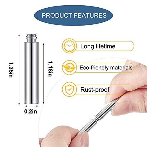 Hotop 20 Pieces Album-Scrapbook Extension Posts Extension Screws Album Extension Post Replacements For Post-Bound Refillable Photo Album Compatible With Pioneer Photo Albums (34 Mm 1.33 Inch) #TOP1