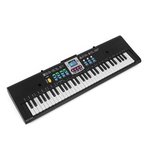 Électronique clavier Piano Clavier Électronique Multifonctionnel, Microphone De Piano Électrique Numérique, 61 Touches, Instrument De Clavier Électronique Pour Débutant - Les Beatles, Paul McCartney, John Lennon, RIngo Starr, George Harrison Électronique clavier Piano Clavier Électronique Multifonctionnel, Microphone De Piano Électrique Numérique, 61 Touches, Instrument De Clavier Électronique Pour Débutant – Image 3