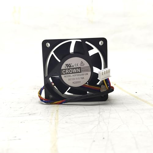 Original AGF06025B12M 6025 12V 0.18A 4P Inverter Cooling Fan