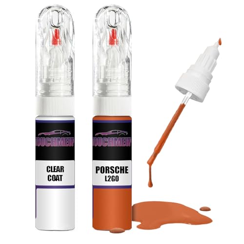 Para Porsche GULFORANGE L2G0 + kit de reparación de pintura de retoque de capa transparente
