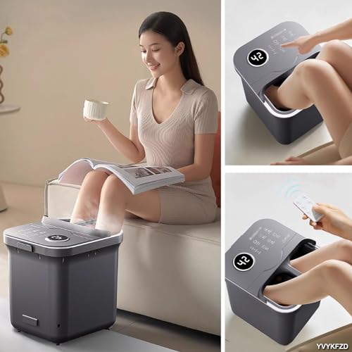 Masajeador Spa de Pies YVYKFZD con Calor y Luz Roja miniatura 2