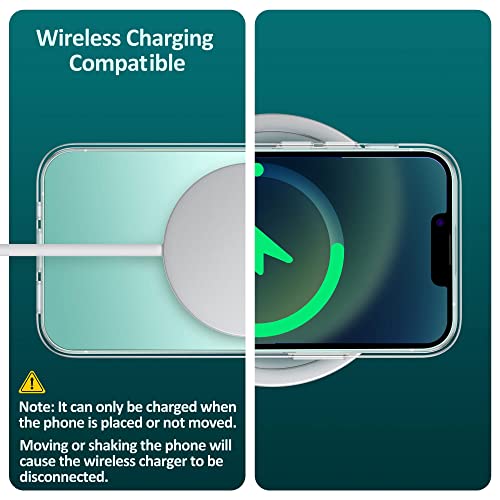 Uslai Crystal Clear Designed For Iphone 13 Mini Case, [𝟐𝐧𝐝 𝐔𝐩𝐠𝐫𝐚𝐝𝐞𝐝 𝐍𝐨𝐧-𝐘𝐞𝐥𝐥𝐨𝐰𝐢𝐧𝐠] Ultra Thin Soft Tpu Cover, Shockproof Protective Phone Case For Iphone 13 Mini, Clear #TOP4