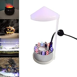 TASHELLS Ultrasonic Mist Maker, Halloween Witch Light,Indoor Decoration Mini Ultrasonic Fogger,Mist Fountain for Pond