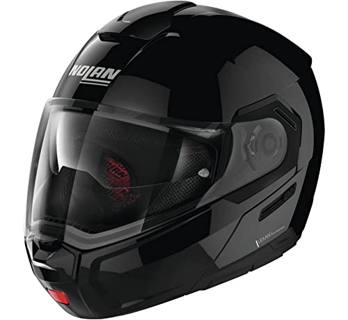 Nolan N90-3 Solid Modular Motorcycle Helmet Gloss Black Md #TOP14