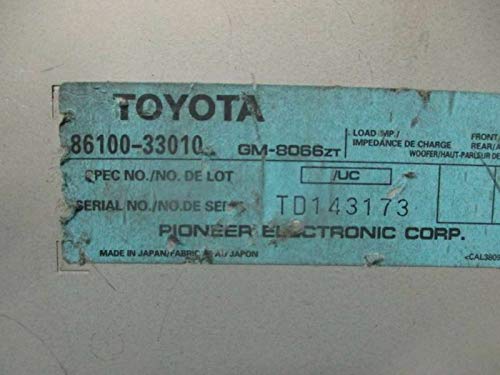 Audio Compatible with Equipment Radio Amplifier Fits 97-01 Compatible with Lexus ES300 86100-33010 8610033010
