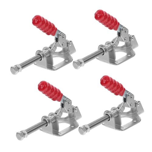 HOLIDYOYO Adjustable Clamp Set 4pcs Toggle Latch Clamp for Woodworking Quick Release Mechanism