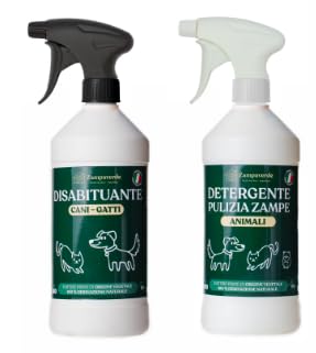 Zampaverde Disabituante Cani Gatti Interno Esterno + Igienizzante Zampe