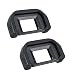 Camera Eyecup Eyepiece for Canon EF Replacement Canon Rebel T6s T6i T6 T5i T5 T4i T3i T3 T2i Canon EOS 300D 350D 400D 450D 500D 550D 600D-2 Packs