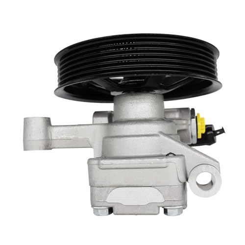 Image of Detroit Axle - Power Steering Pump for Chevy Equinox Traverse GMC Enclave Saturn Outlook Vue Pontiac Torrent Power Steering Pump with Pulley Replacement 96-2403