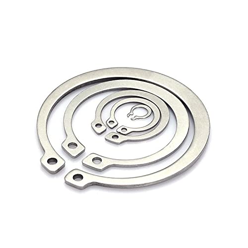 2pcs 90mm,External Circlips C-Clip Retaining Shaft Snap Rings 304 Stainless Steel