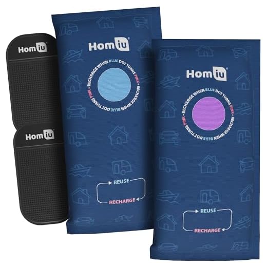 Homiu 2 x 1kg Car Dehumidifier Bag Reusable