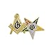Our Masonic Family: Joint Eastern Star and Masonic Lapel Pin