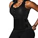 Lelinta Neoprene Sauna Suit - Sauna Tank Top Vest with Adjustable Shaper Trainer Belt,Black,6XL(Fit For Waist:39.4"-40.9")