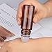 FENGJUMPSM 2Pcs Brown 50ml Glass Essential Oil Roller Bottles Refillable Roll Empty Deodorant Containers Rollerball Bottles Beauty and Personal Care Tools for Fragrance Cosmetics