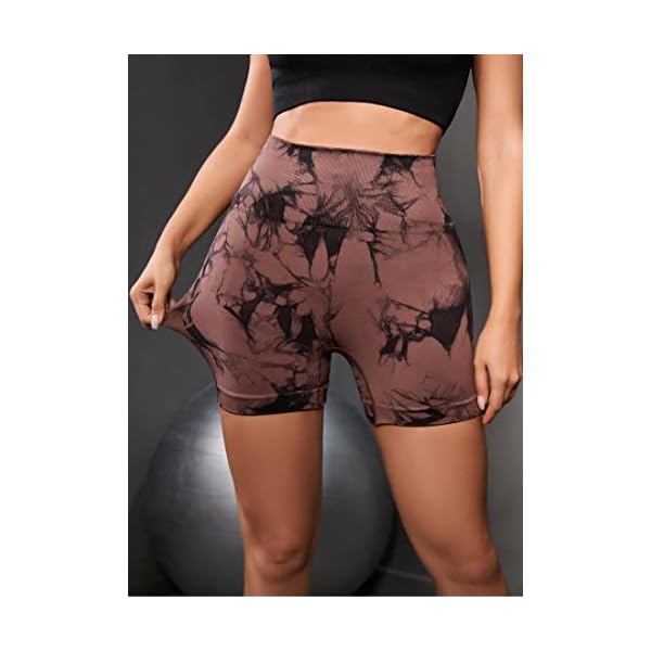 OVESPORT Workout Shorts for Women Scrunch Butt Lifting High Waisted Yoga Gym Seamless Booty Biker Shorts