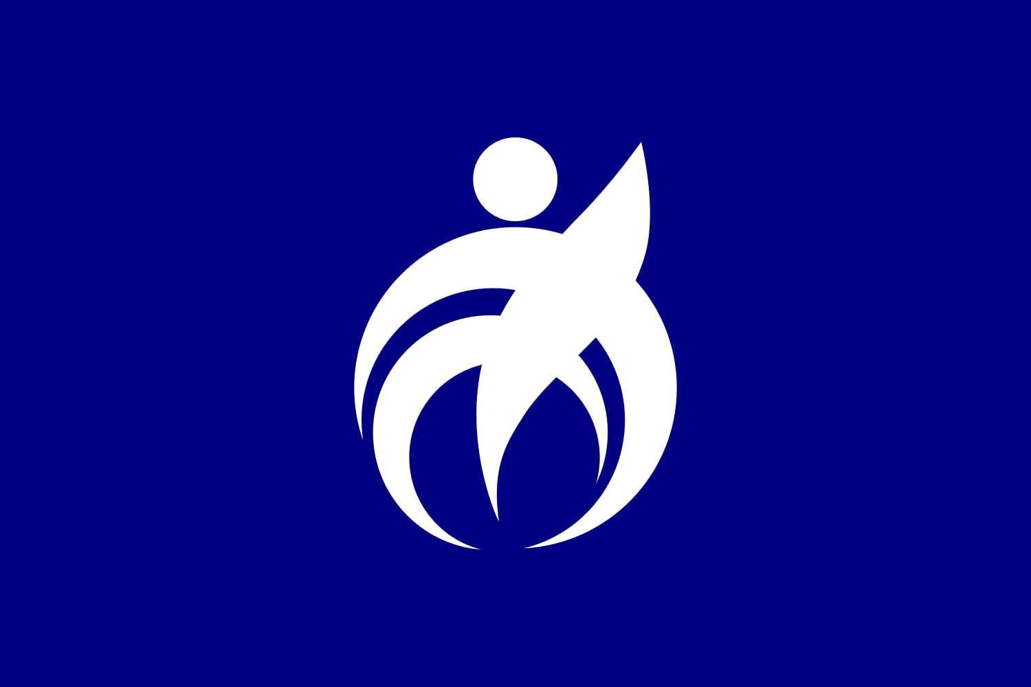 Drapeau Ichikawamisato Yamanashi idéal pour décorer un salon japonais