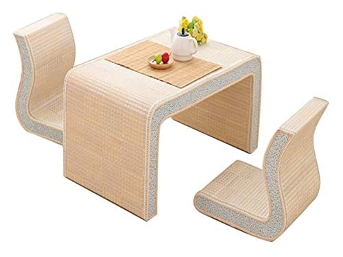 Mesa de centro Mesa baja para sentarse en el suelo, Escritorio de computadora para altura de tatami, Mesas de centro Dormitorio Mini Sala de estar Mini mesa y sillas Escritorio de computadora Mesa de