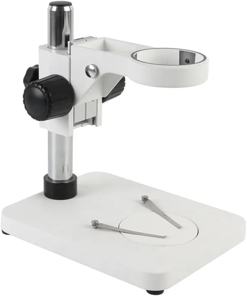 Microscope Accessories Kit Industrial Lab Stereo Binocular Trinocular Microscope 32mm Metal Pillar Column Stand Microscope Slides(B)