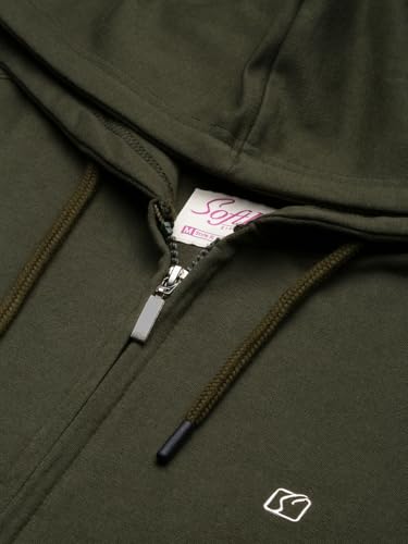 Image of Rupa Softline Zippered Women's Hoodie with Zipper | Trendy Colors| Be Effortlessly You