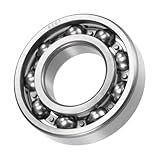 METALLIXITY Deep Groove Ball Bearings (6207, 35mm x 72mm x 17mm) 1Pcs, Chromium Steel Open Type Industrial Bearings - for Industrial Micro Motor