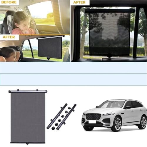 Pare Soleil Rétractable Voiture Anti Chaleur pour Jaguar XF E-Pace Protéger Bébé du Soleil - 6